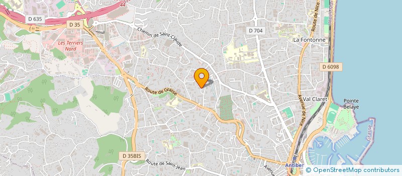 localisation de l'entreprise SARL T.B.P. à ANTIBES