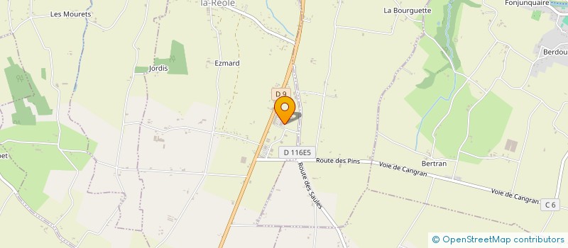 localisation de l'entreprise SARL T C B à LOUPIAC-DE-LA-REOLE
