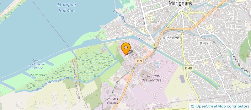 localisation de l'entreprise SARL T.C.I.M. à MARIGNANE