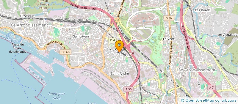 localisation de l'entreprise SARL T.C.M.I. à MARSEILLE