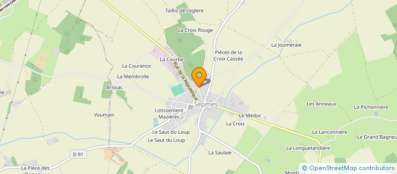 localisation de l'entreprise SARL T'CHOUPIS à SEPMES