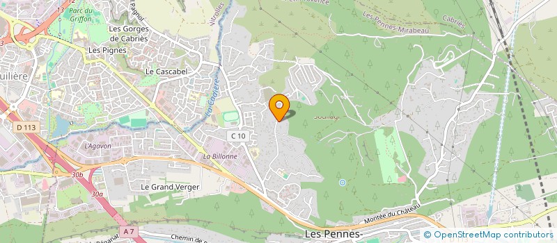 localisation de l'entreprise SARL T D G GIARETTO à LES PENNES-MIRABEAU