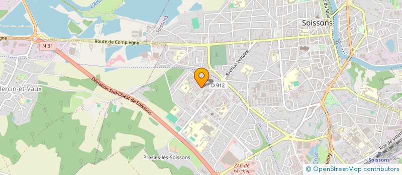 localisation de l'entreprise SARL T.E.M à SOISSONS