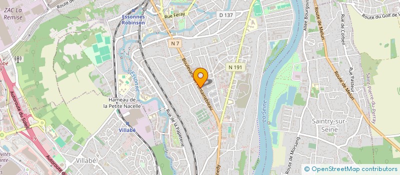 localisation de l'entreprise SARL T-EXPRESS à CORBEIL-ESSONNES