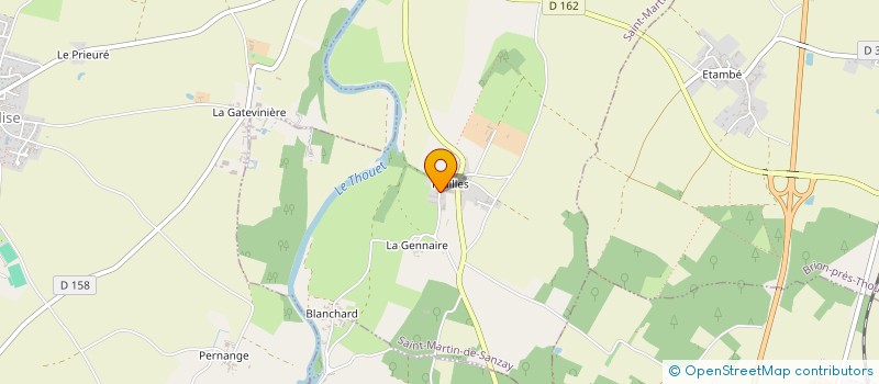 localisation de l'entreprise SARL T.I.M.ASSISTANCE  SAINT-MARTIN-DE-SANZAY