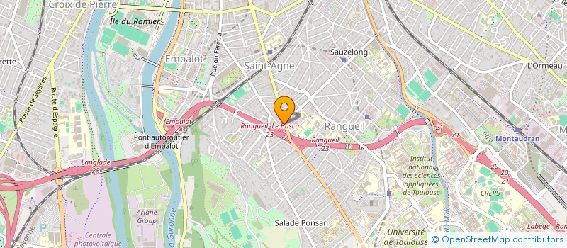 localisation de l'entreprise SARL T.L. à TOULOUSE