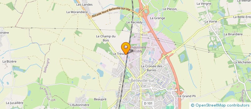 localisation de l'entreprise SARL T.L.L.  BELLEVIGNY