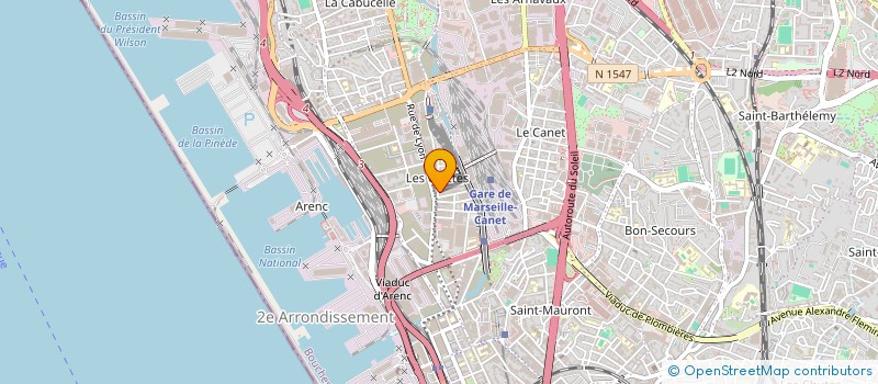 localisation de l'entreprise SARL T.M.E à MARSEILLE
