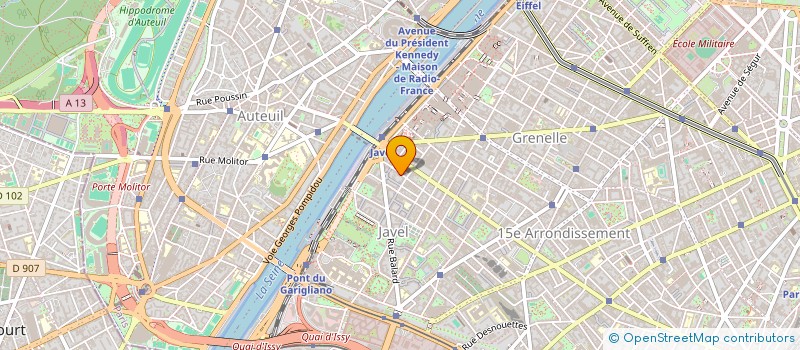 localisation de l'entreprise SARL T M SERVICES  PARIS