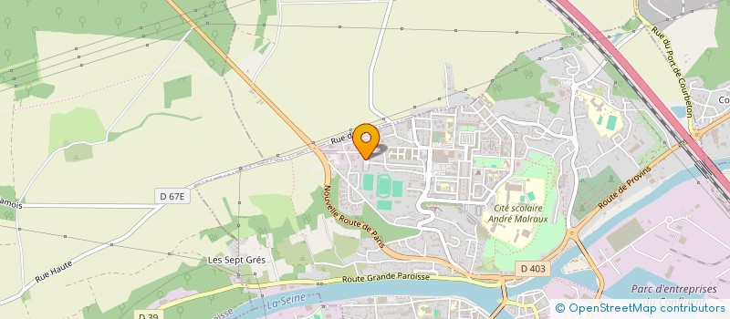 localisation de l'entreprise SARL T.N.C.  MONTEREAU-FAULT-YONNE