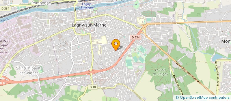 localisation de l'entreprise SARL T.O.S. à LAGNY-SUR-MARNE