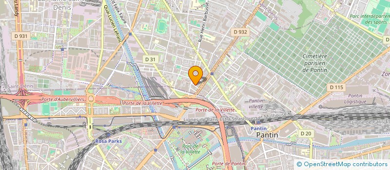 localisation de l'entreprise SARL T.P.A TOUS PLAFONDS AMOVIBLES à AUBERVILLIERS