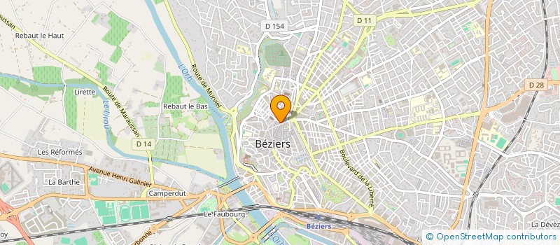 localisation de l'entreprise SARL T. PINHEIRO à BEZIERS