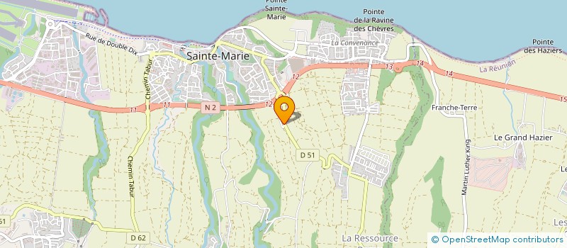 localisation de l'entreprise SARL T.R.P à SAINTE-MARIE