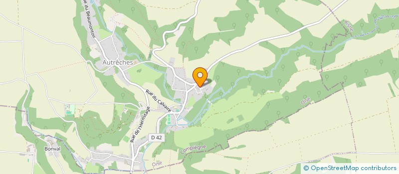 localisation de l'entreprise SARL T.T.G.  AUTRECHES