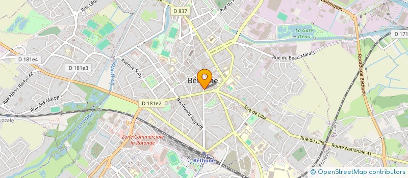localisation de l'entreprise SARL T2CP à BETHUNE