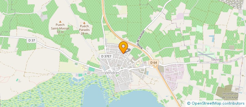localisation de l'entreprise SARL T2D ENERGIES à VENDRES