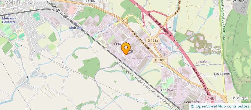 localisation de l'entreprise SARL T2M  MOIRANS