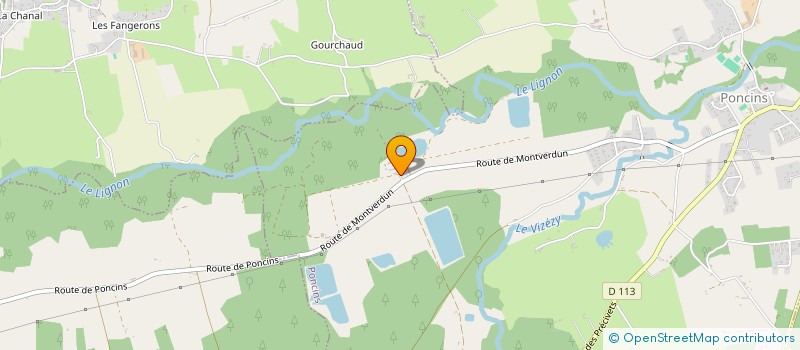 localisation de l'entreprise SARL T2S  PONCINS