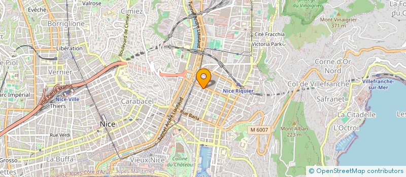 localisation de l'entreprise SARL T3 AZUR INT à NICE