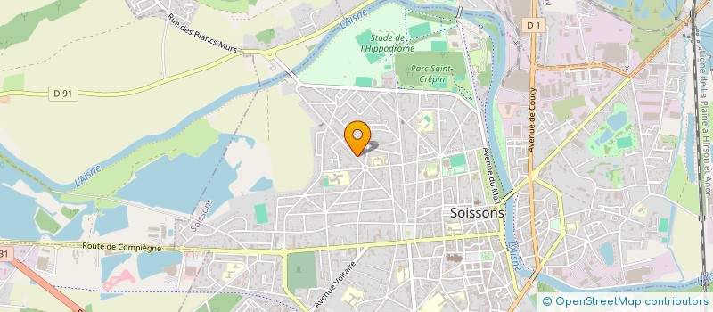 localisation de l'entreprise SARL TABARA à SOISSONS