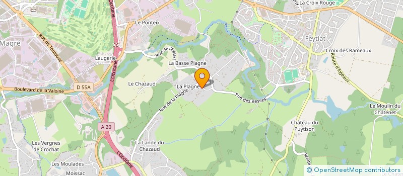 localisation de l'entreprise SARL TABCAN à FEYTIAT