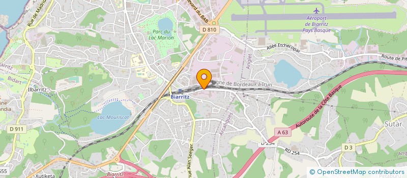 localisation de l'entreprise SARL TABLE ET CHATEAUX à BIARRITZ