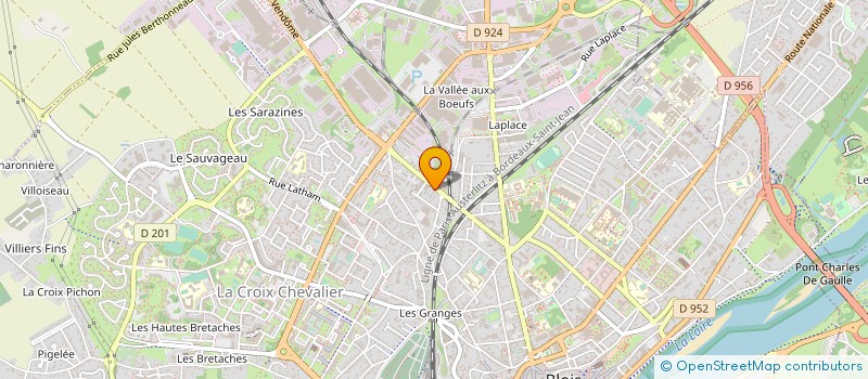 localisation de l'entreprise SARL TABLIER ROUGE  BLOIS