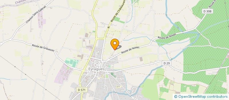 localisation de l'entreprise SARL TABLOID  EYRAGUES