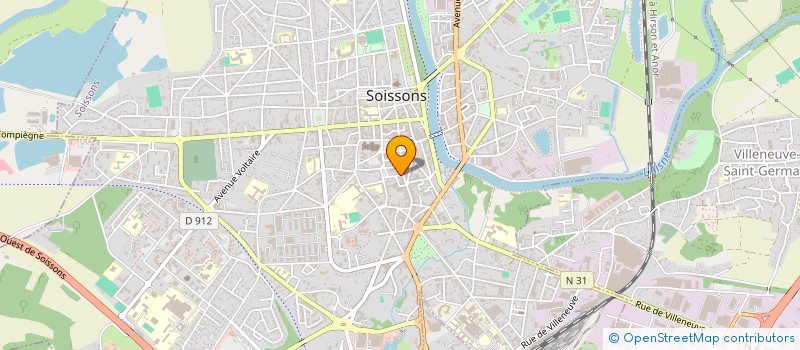 localisation de l'entreprise SARL TACOS BURGER SOISSONS  SOISSONS