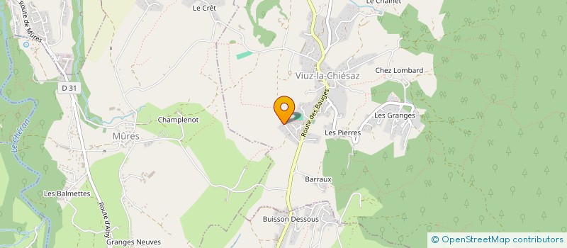 localisation de l'entreprise SARL TAD  VIUZ-LA-CHIESAZ