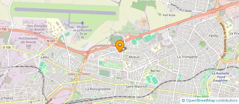 localisation de l'entreprise SARL TADGER'S  LA ROCHELLE