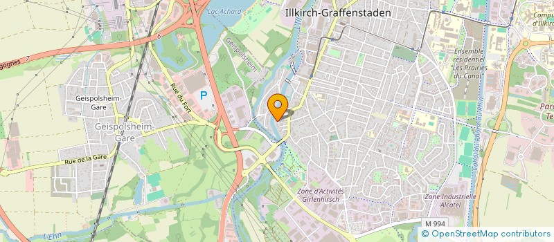 localisation de l'entreprise SARL TAENCHEL  ILLKIRCH-GRAFFENSTADEN