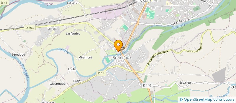 localisation de l'entreprise SARL TAKA à GIRAC