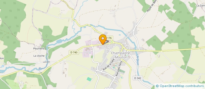 localisation de l'entreprise SARL TALOS à CHAMPAGNE-MOUTON