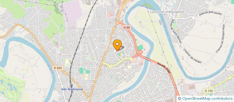 localisation de l'entreprise SARL TAM DISTRIBUTION à ALBI
