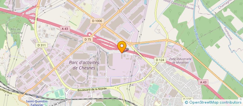 localisation de l'entreprise SARL TAMA FRANCE à SAINT-QUENTIN-FALLAVIER