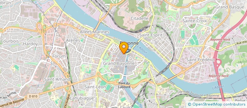 localisation de l'entreprise SARL TAMBOURIN  BAYONNE