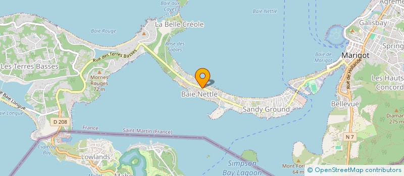 localisation de l'entreprise SARL TAMBOURINE à SAINT MARTIN