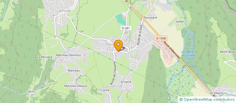 localisation de l'entreprise SARL TAMPON EXPRESS  DOUSSARD