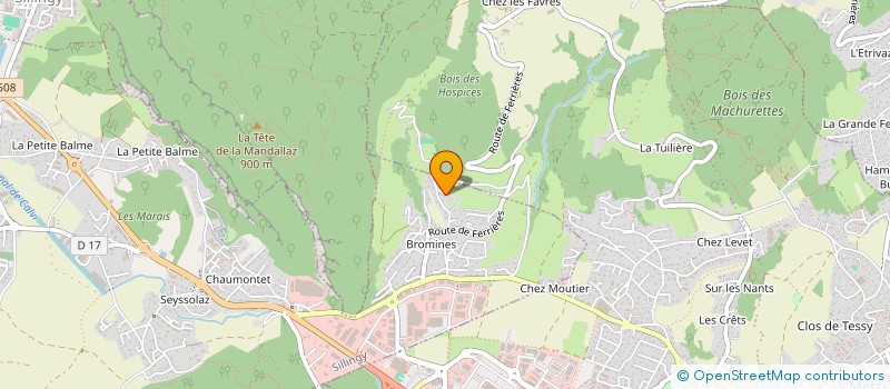 localisation de l'entreprise SARL TANATOM  SILLINGY