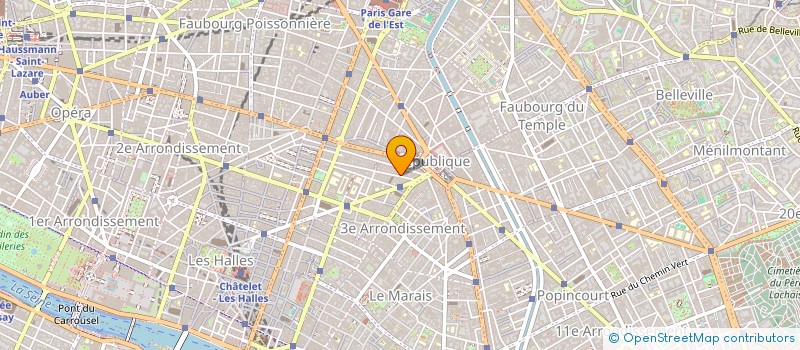 localisation de l'entreprise SARL TANER'S à PARIS