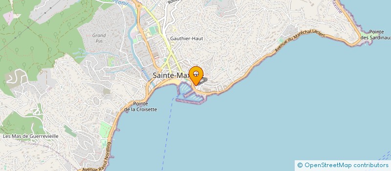 localisation de l'entreprise SARL TANI ET GENAND à SAINTE-MAXIME