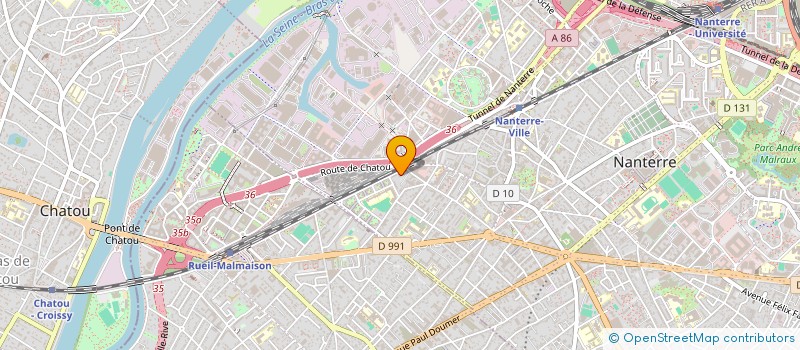 localisation de l'entreprise SARL TANS OUEST à NANTERRE