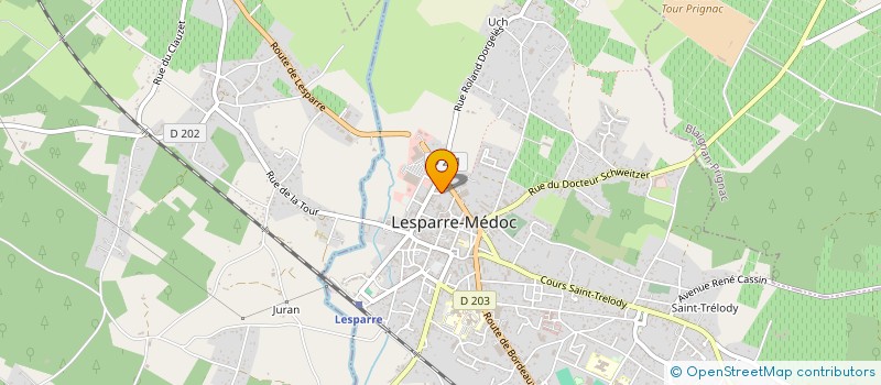 localisation de l'entreprise SARL TANTIN  GAILLAN-EN-MEDOC