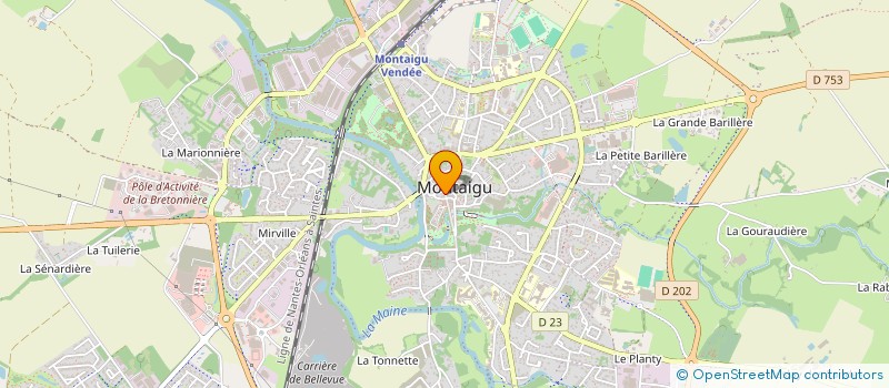 localisation de l'entreprise SARL TAPE LA MALICE à MONTAIGU-VENDEE