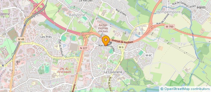 localisation de l'entreprise SARL TAPIOCA à VILLENEUVE-D'ASCQ