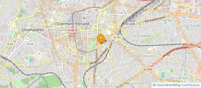 localisation de l'entreprise SARL TAPIS D ORIENT CHAHRYAR  CLERMONT-FERRAND