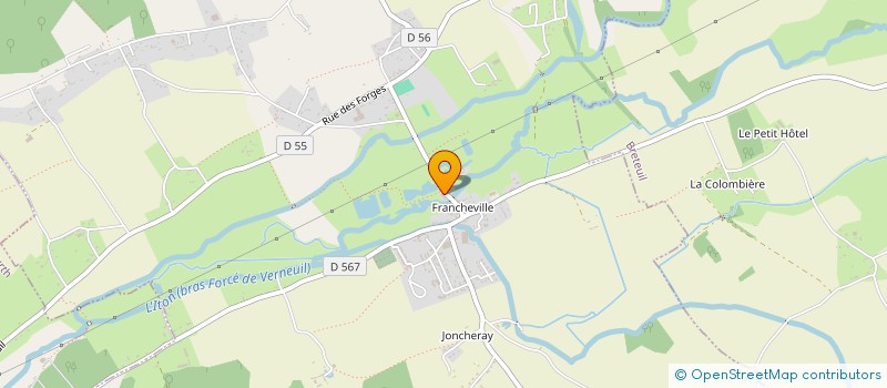 localisation de l'entreprise SARL TARAMIT  VERNEUIL D'AVRE ET D'ITON