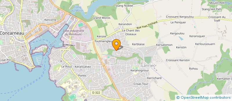 localisation de l'entreprise SARL TARANIS RADIO COMMUNICATIONS à CONCARNEAU